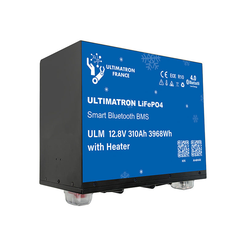 Batterie Lithium Ultimatron 310H ah 12v Rabaissée sous le siège avec réchauffeur