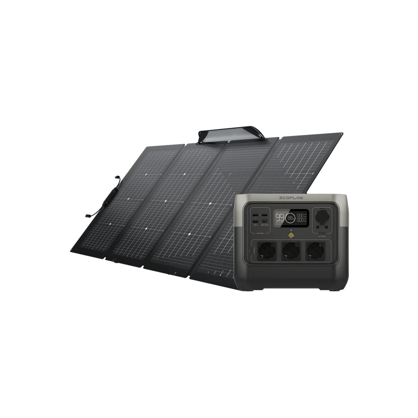 Batterie portable ecoflow delta 3 extra aditionnelle Lithium
