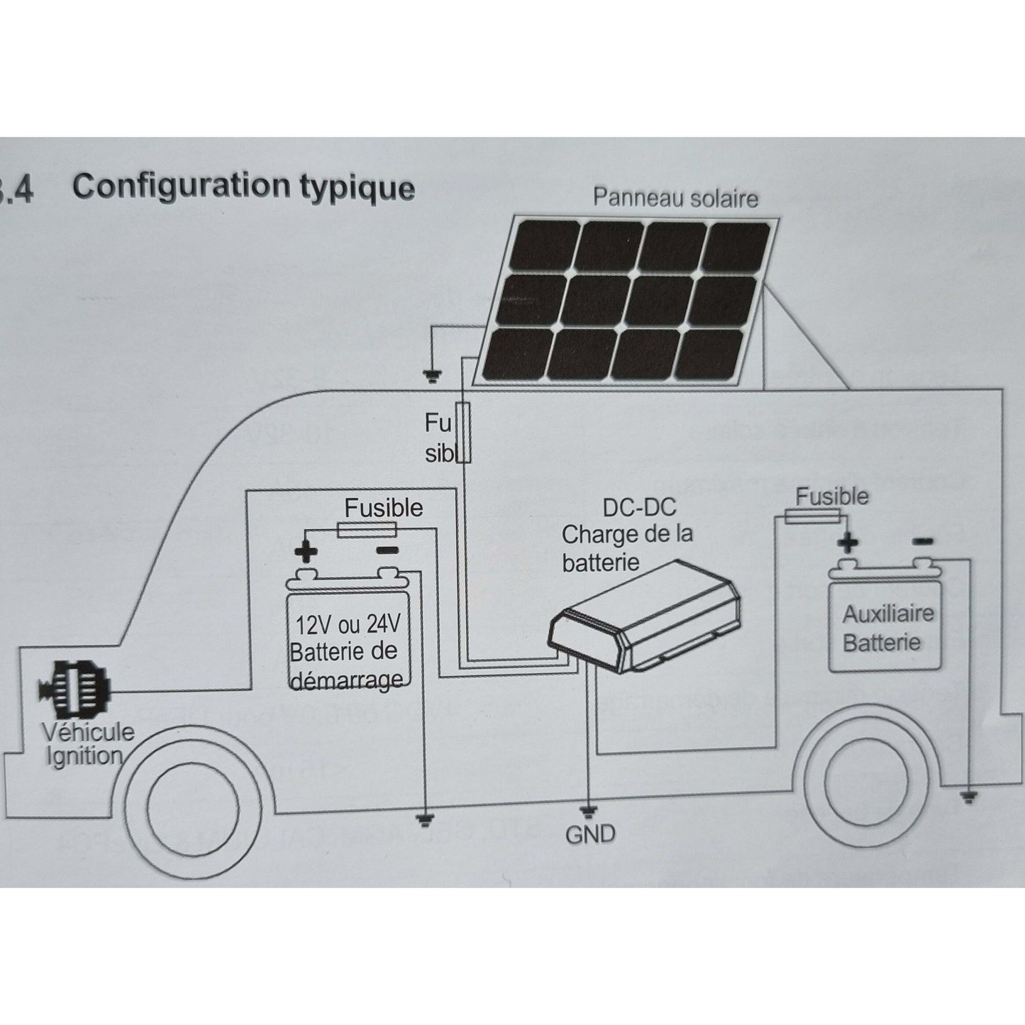 chargeur dc/dc 40amp +mptt MBB 1240 F1