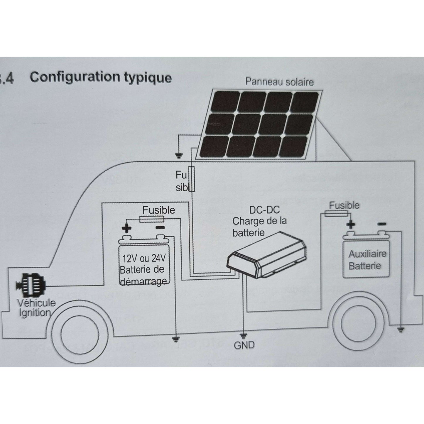 chargeur dc/dc 40amp +mptt MBB 1240 F1