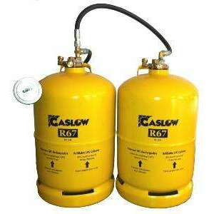 Kit Double Bouteilles Gpl Reservoirs Rechargeables Gaslow 27l Simple