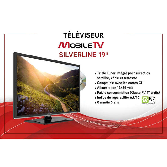 Tv 19'' Dvd tnt et satellite mobile tv
