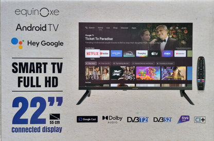 Tv 22" EQUINOXE Smart Connecté Google officiel