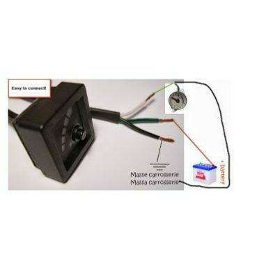 Jauge A Leds Déportée Electrique Pour 1 Bouteille Polyvanne