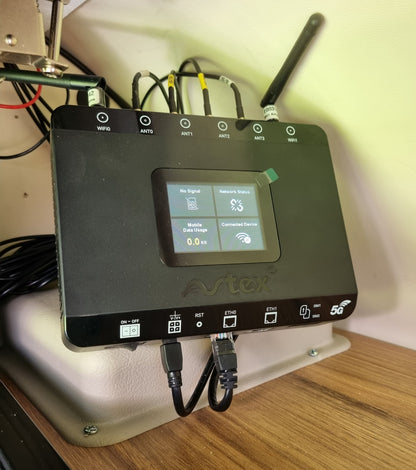 Kit Antenne 5G Avtex blanche + Routeur 5G - Wifi 6