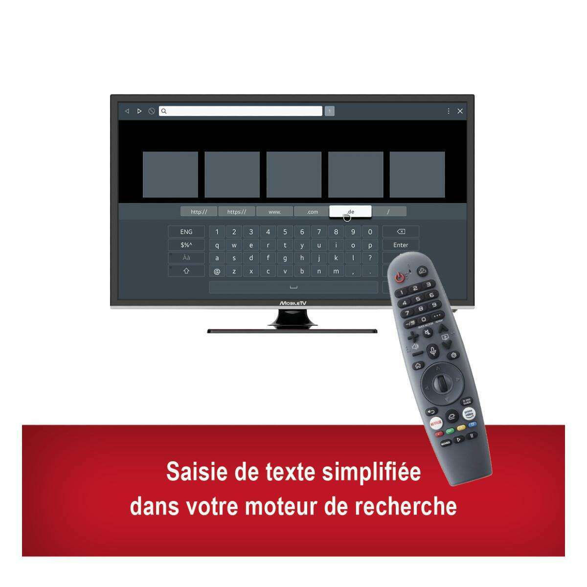 télécommande  magic mouse webos pour mobile tv